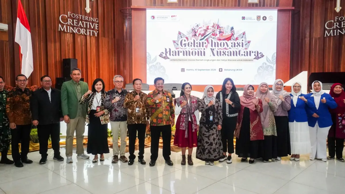 Wali kota dr Robby Hernawan SpOG di kampus UKSW