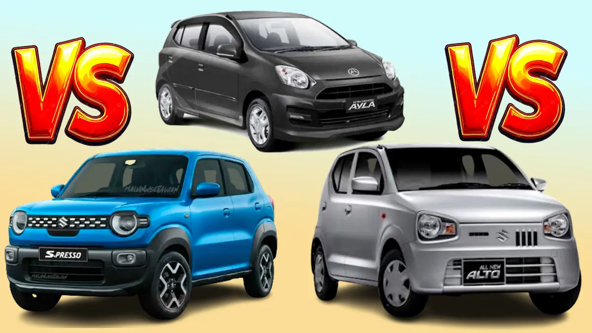 Adu Irit Mobil 100 Jutaan: Apakah Suzuki Alto Terbaru Lebih Bagus dari Suzuki S-Presso dan Ayla?
