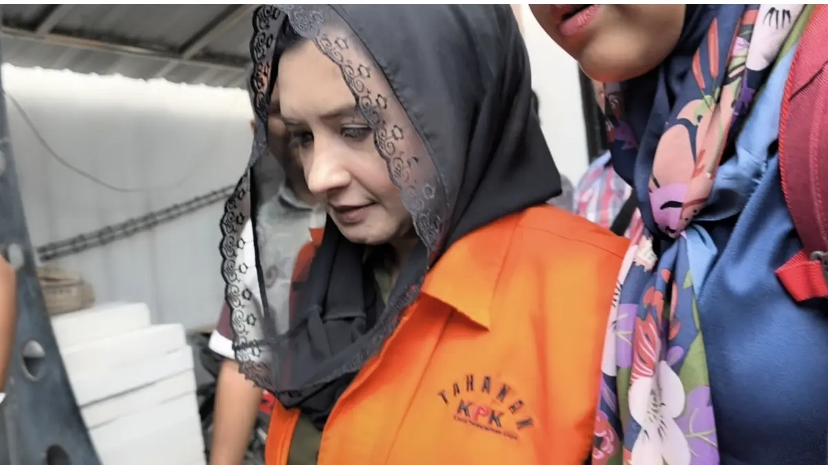 Bupati Pekalongan nonaktif Fadia Arafiq menjalani sidang pemeriksaan di Pengadilan Tipikor Semarang, Kamis (10/9/2026)
