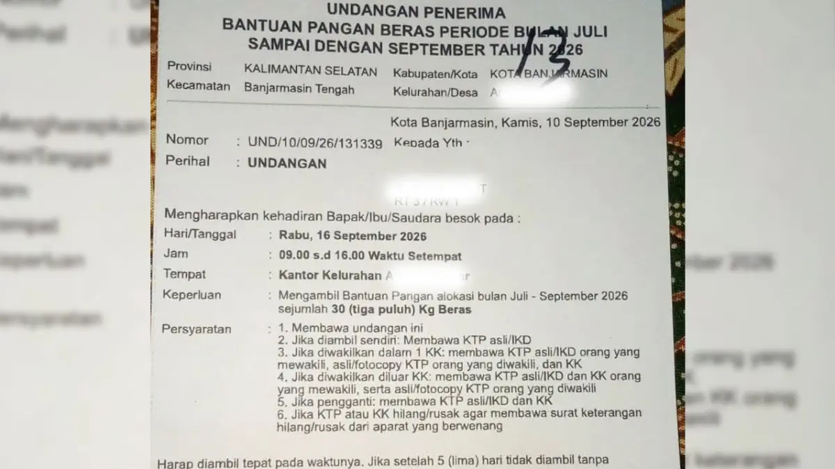 bansos September 2026