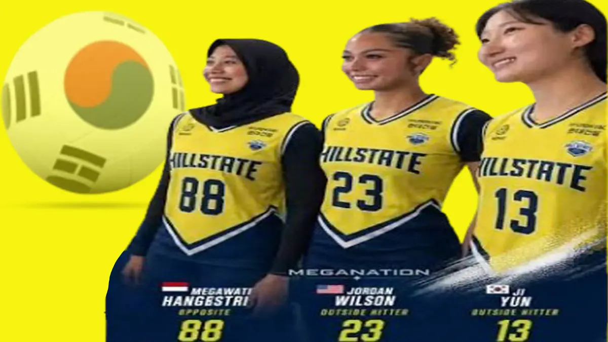 Duet Maut Ji Yun-Megawati Hangestri-Jordan Wilson di Hyundai Hillstate Siap Guncang Liga Voli Korea 2026