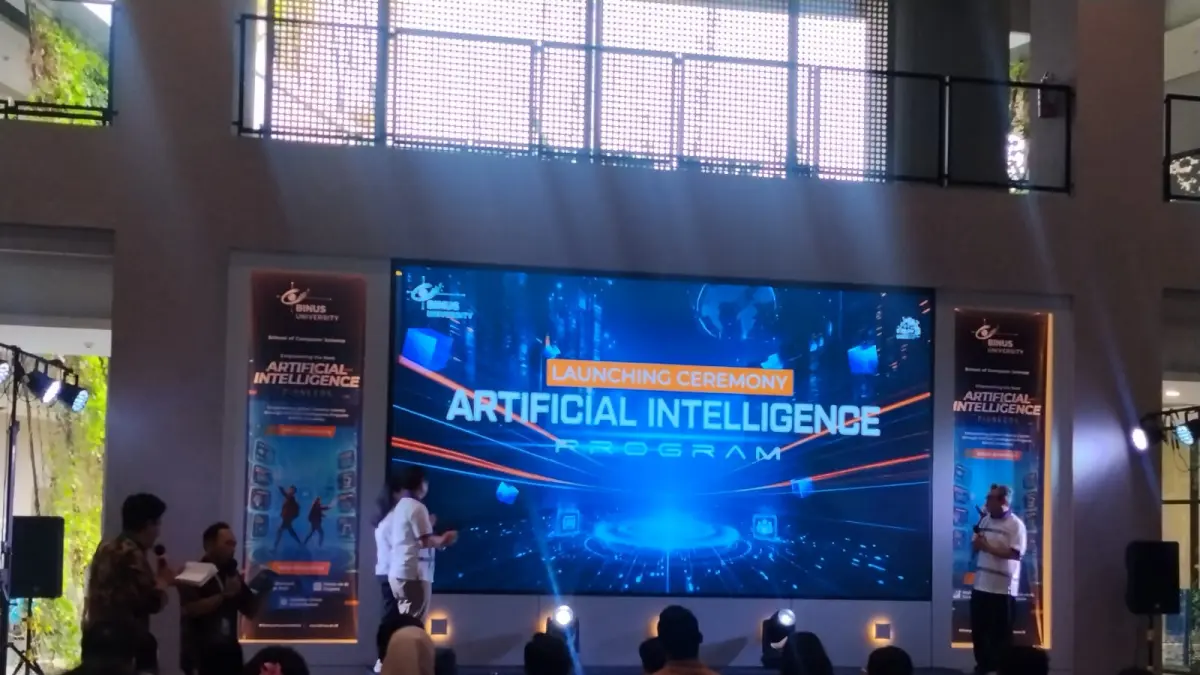 BINUS University meluncurkan Program Artificial Intelligence di BINUS @Semarang, Rabu (16/9).