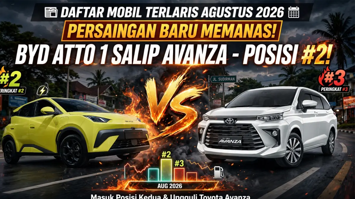 BYD Atto 1 mencatat penjualan tinggi pada Agustus 2026