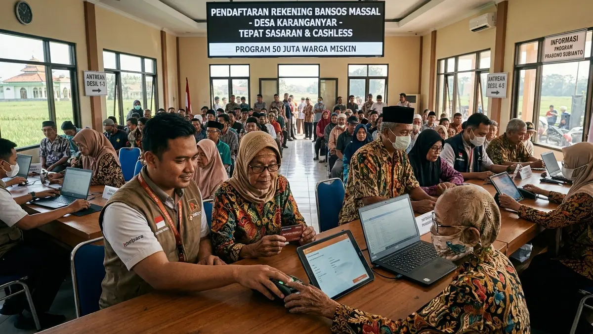 Jadwal Resmi Pencairan BLT Digital 50 Juta Rakyat Miskin dari Pemerintah Sistem Perlindungan Sosial (Perlinsos)