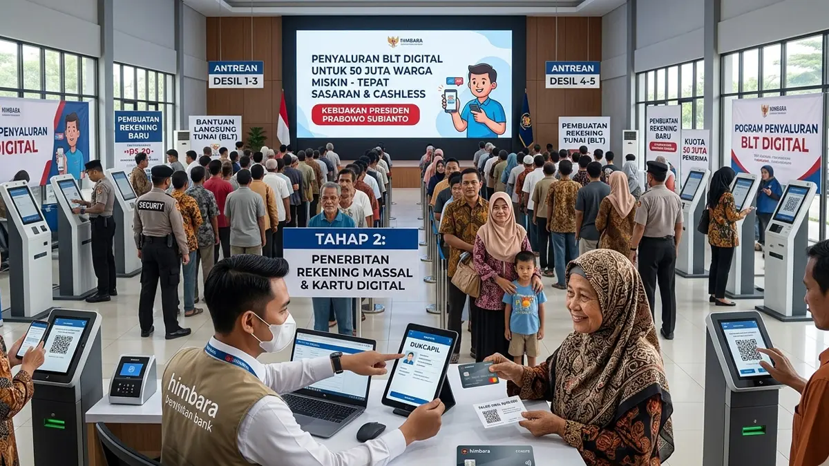 Kapan BLT 50 Juta Warga Miskin Cair? Ini Bocoran Jadwal dan Syarat Buat Rekening Bansos Otomatis