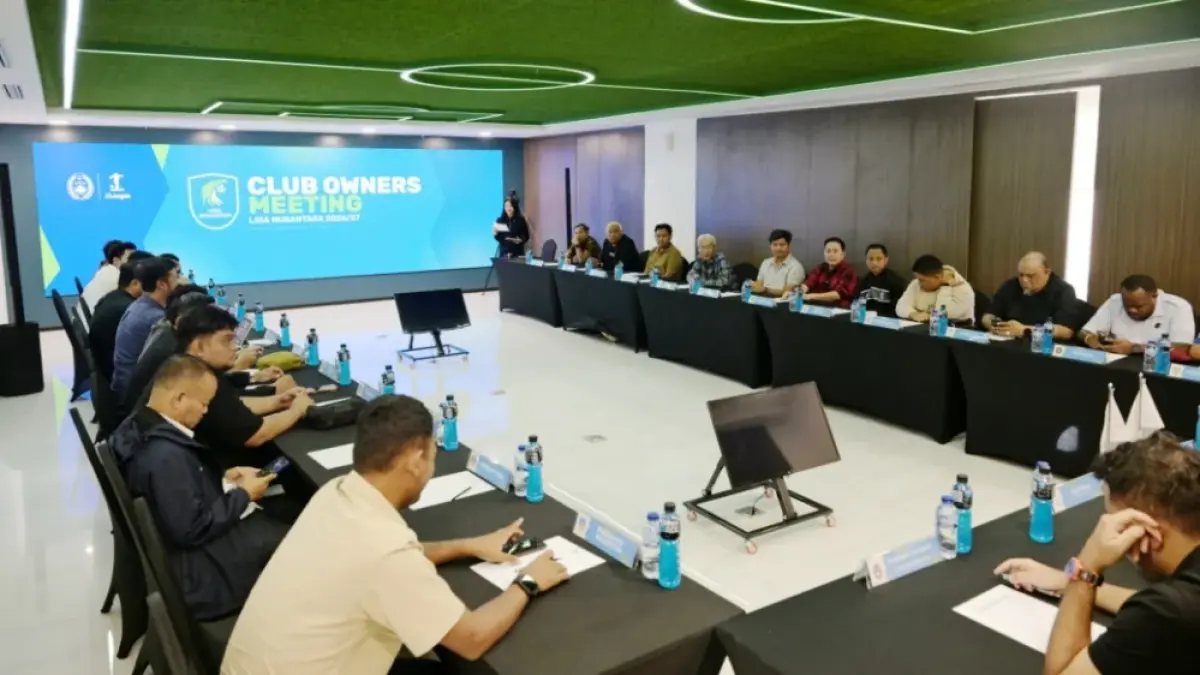 Owner’s Meeting Liga Nusantara 2026/27 yang digelar di Kantor I.League, Jakarta, Kamis (17/9).
