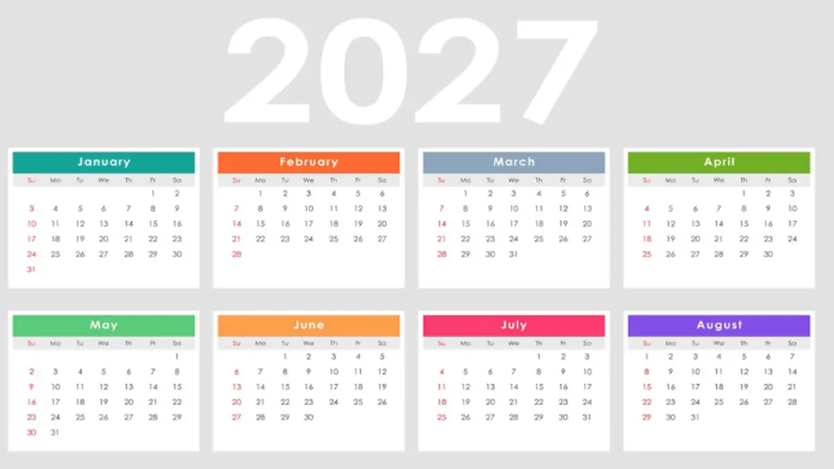 Lengkap! Kalender 2027 Beserta Daftar Tanggal Merahnya