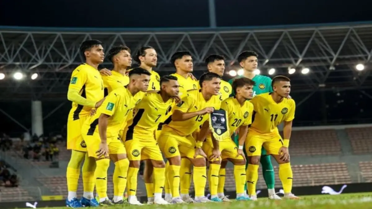 Squad Timnas Malaysia memasang target tinggi,lolos final FIFA ASEAN CUP 2026. Timnas Indonesia wajib waspada. (FAM)