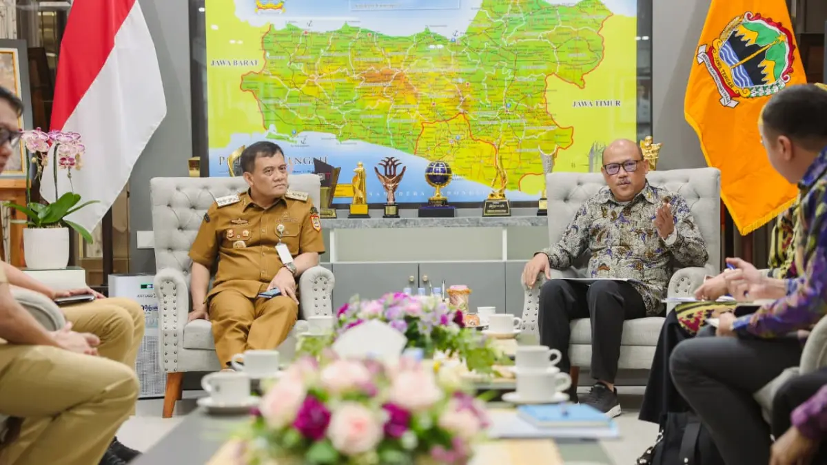Gubernur Jawa Tengah Ahmad Luthfi beraudiensi delegasi Sekretariat Wakil Presiden di Kantor Gubernur Jateng