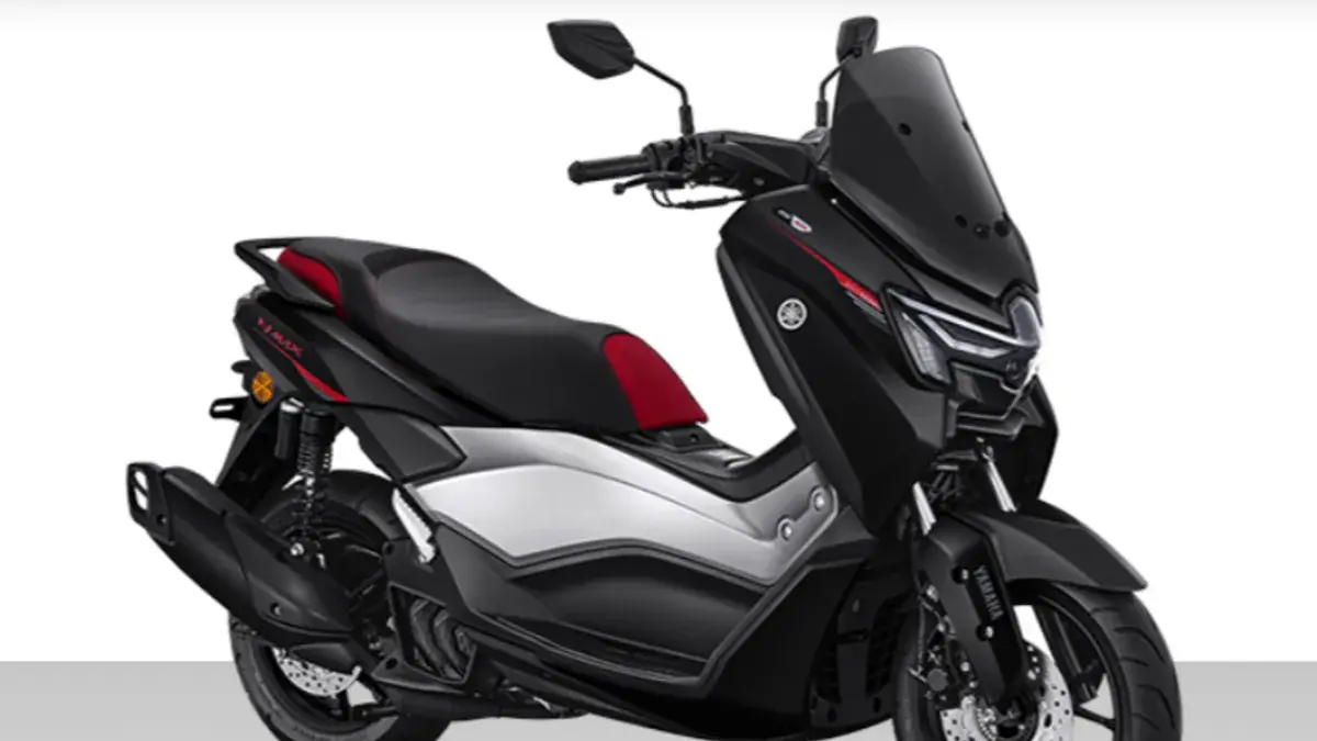 Ilustrasi Yamaha NMAX Turbo 2027 versi render. Skutik Maxi Yamaha tersebut dirumorkan mendapat facelift dengan perubahan pada lampu depan, windshield, dan front cowl. Desain final masih menunggu konfirmasi resmi Yamaha. (ist)