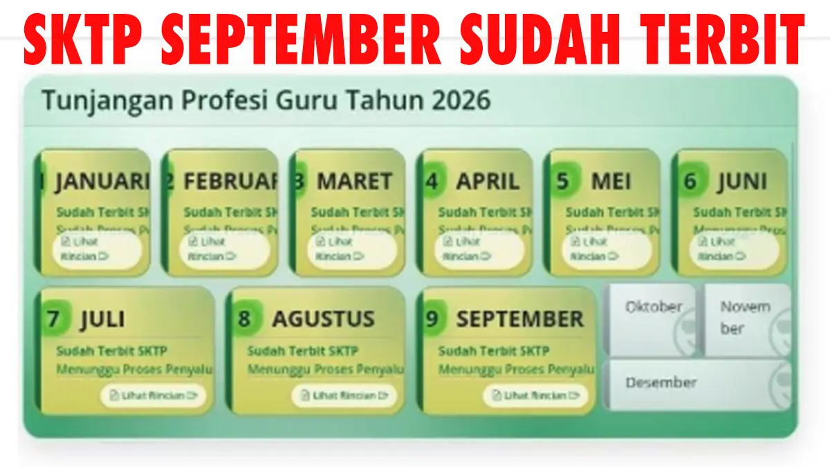 4 Kendala Utama yang Menyebabkan Status Guru Pada SKTP September 2026 Tertahan di Antaranya