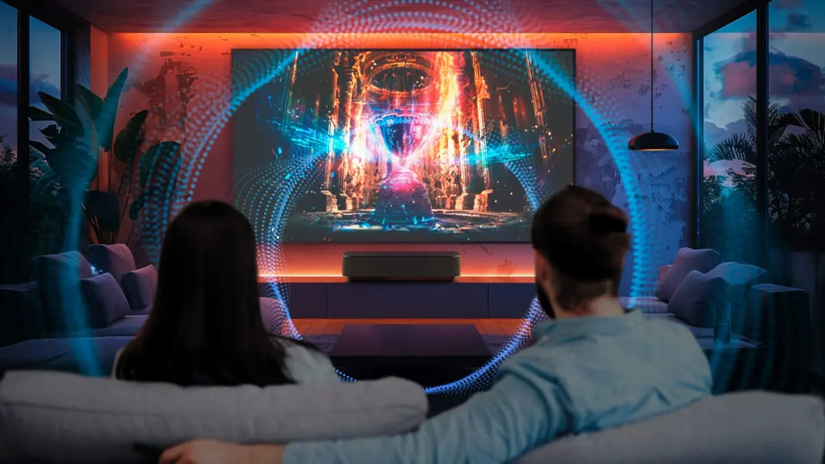 Epson Hadirkan Lifestudio Grand Plus EH-LS970B,&nbsp;Proyektor 4K Ultra-Short-Throw untuk Pengalaman Hiburan Layar Besar di Rumah