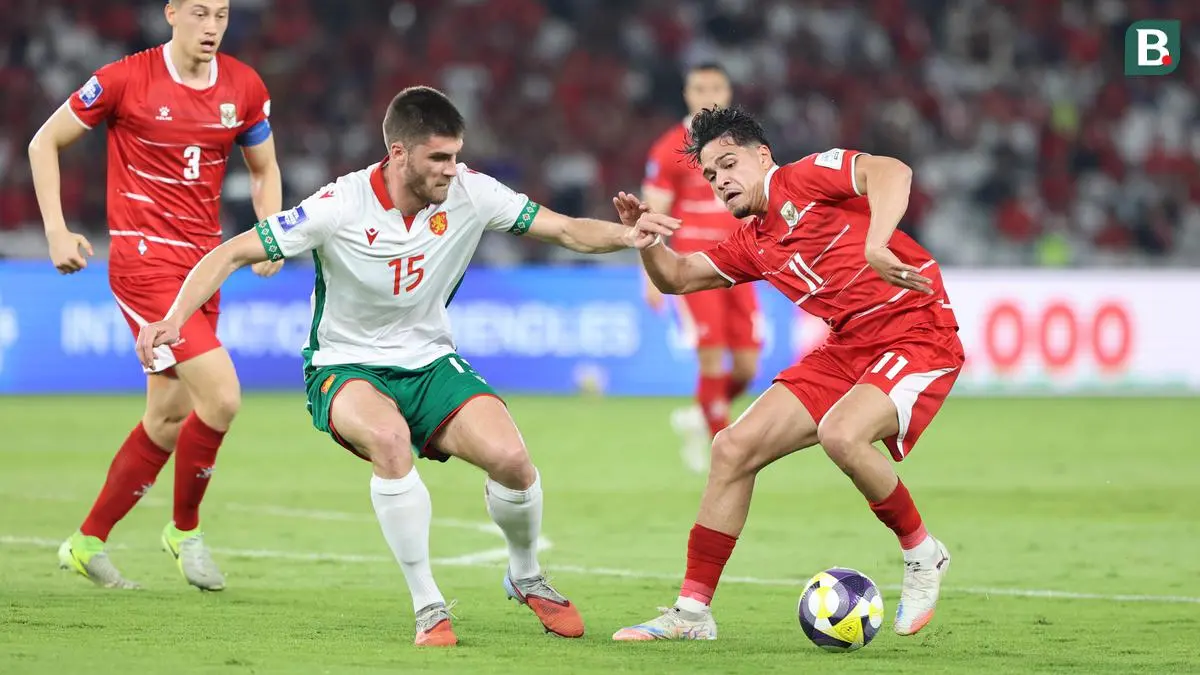 Foto: Timnas senior Indonesia yang tampil dengan kekuatan penuh saat menjalani ujicoba melawan Timnas Bulgaria. (ist)
