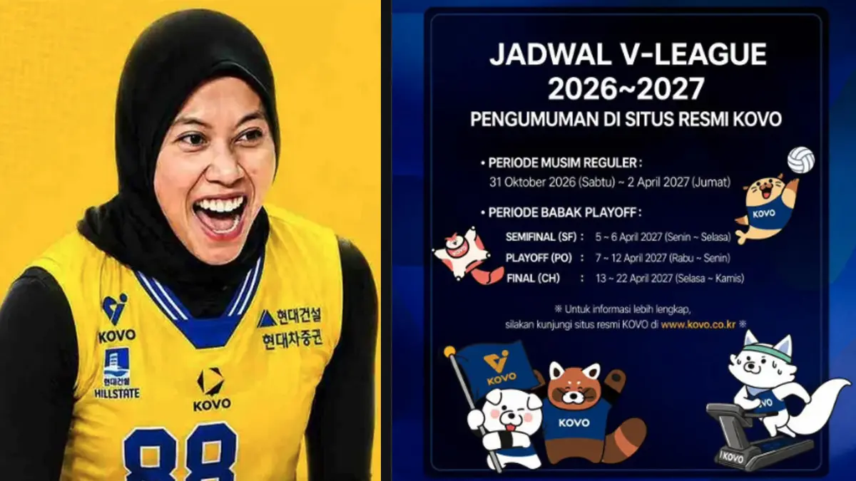 Jadwal Lengkap Hyundai Hillstate di Liga Voli Korea 2026-2027: Debut Megawati Hangestri Langsung Lawan Mantan!