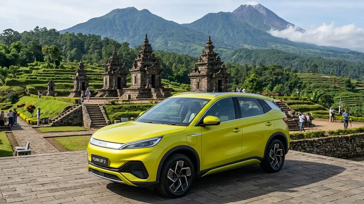 Rombak Total! Interior BYD Atto 2 Model 2027 Kini Jauh Lebih Lega, Tuas Transmisi Mendadak Pindah Ke Sini (GRAFIS: FALAKH/JAWA POS RADAR SEMARANG)
