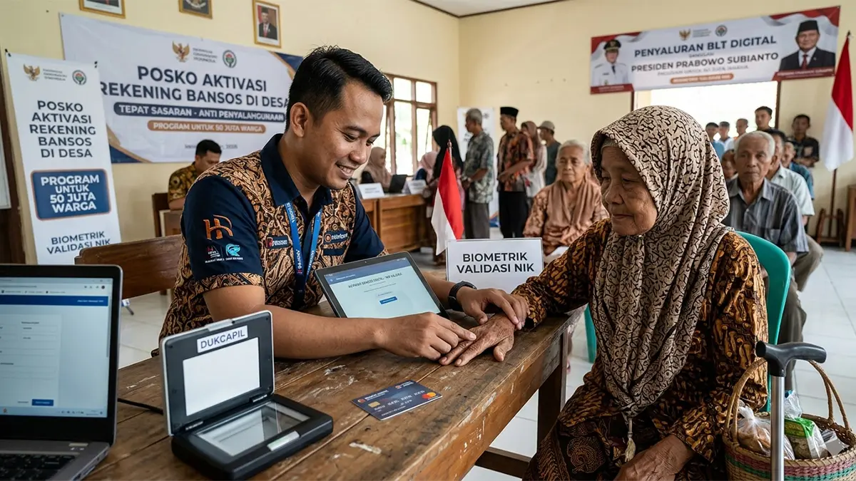 Syarat Dapat Rekening Bansos BLT Digital Langsung Dapat Stimulus Saldo Awal Dari Pemerintah