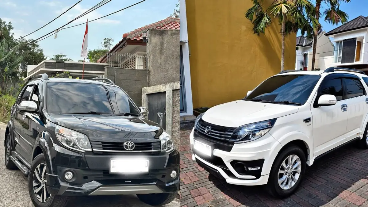 Toyota Rush 2015 bekas vs Daihatsu Terios 2015 bekas