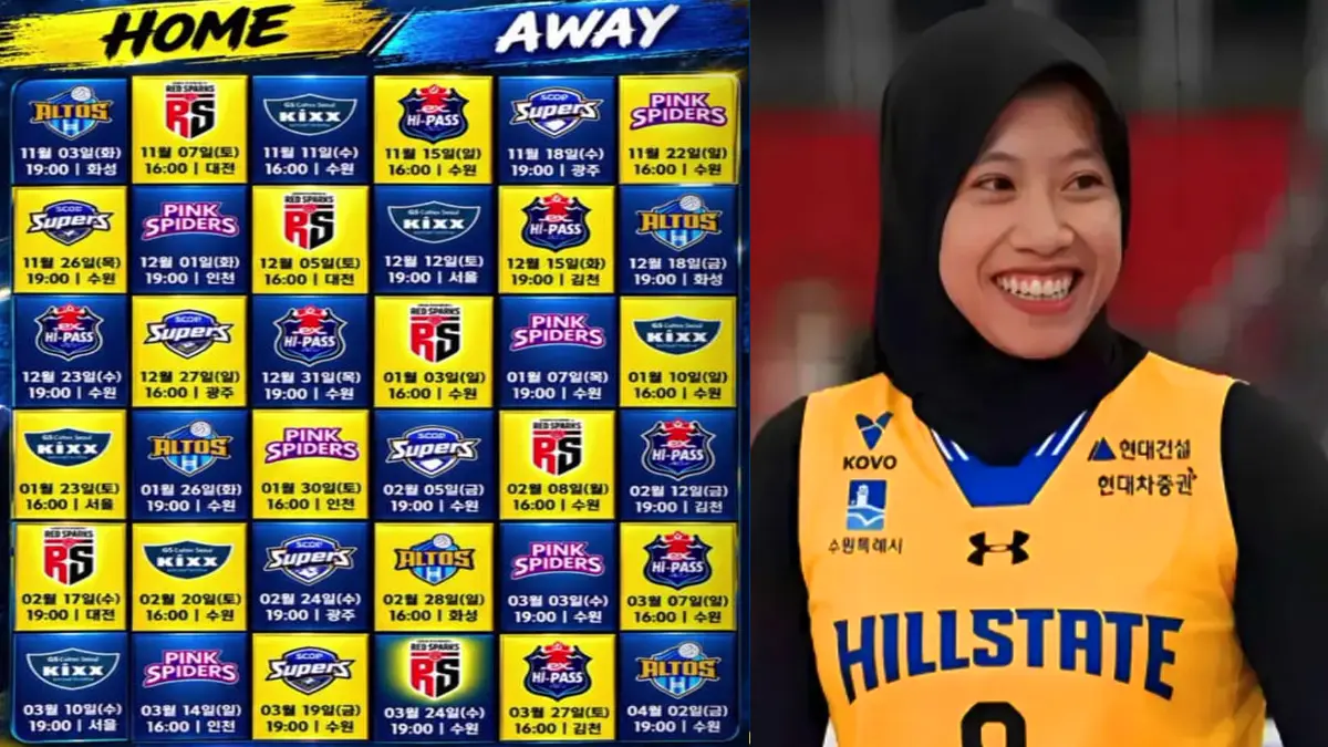 BREAKING NEWS: KOVO Rilis Jadwal 2026-2027, Skuad Baru Hillstate Bersama Megawati Siap Mengguncang Korea!