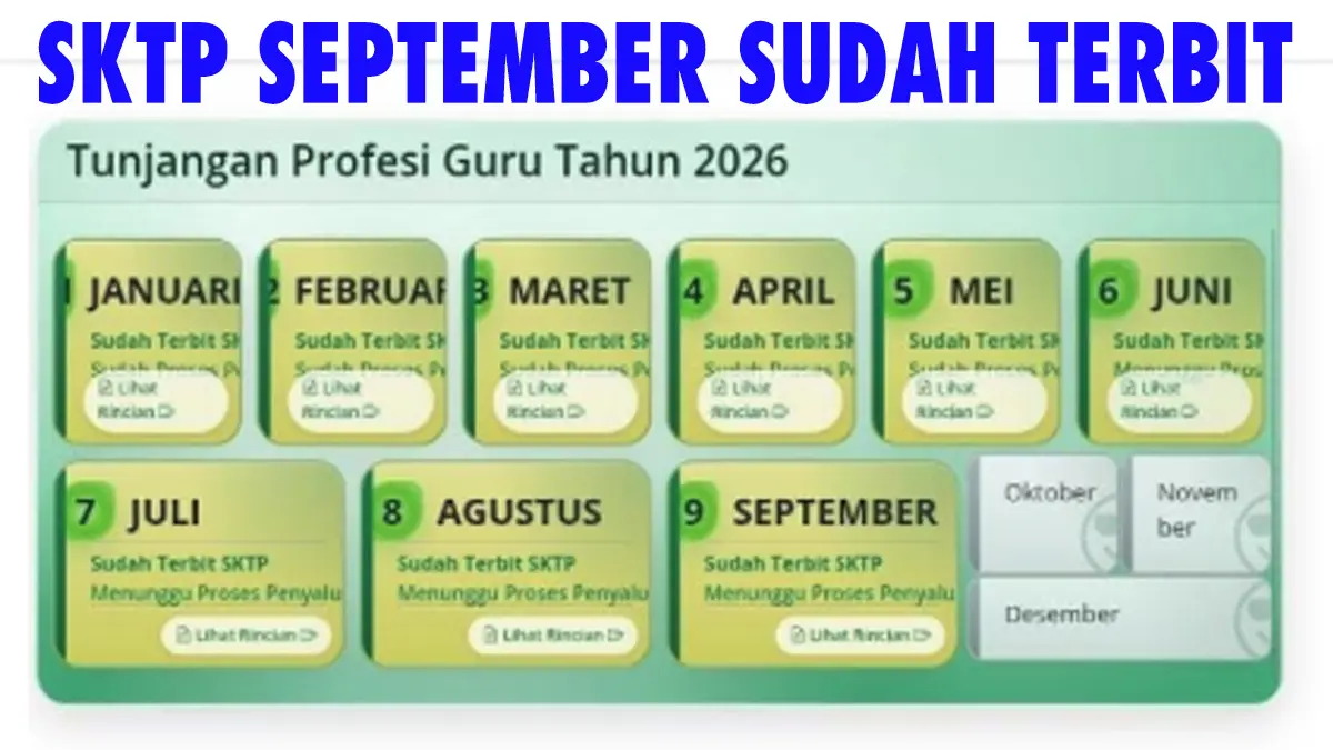Jadwal Penerbitan SP2D dan Solusi Agar Dana TPG September 2026 Guru Cepat Cair