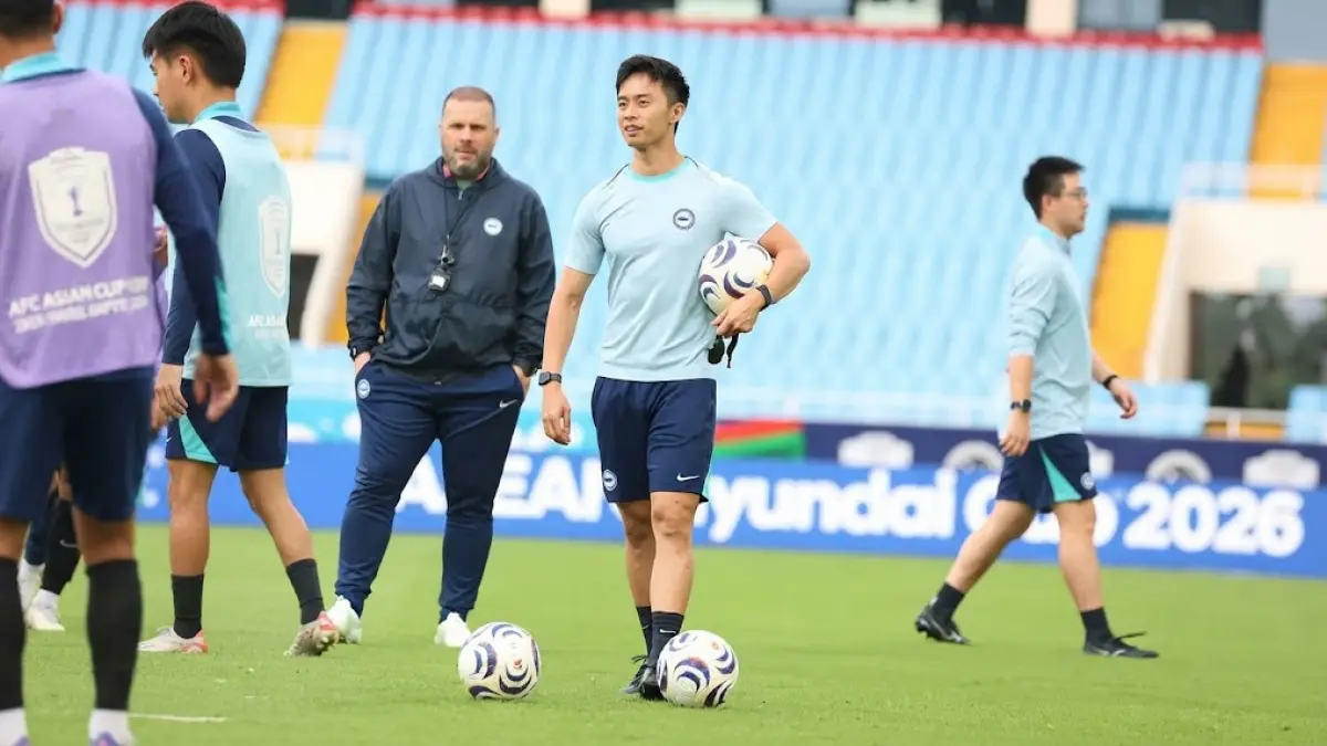 Pelatih Timnas Singapura, Gavin Lee mengakui kekuatan Timnas Indonesia berbeda dibanding tim yang turun di Piala AFF 2026.(ist)