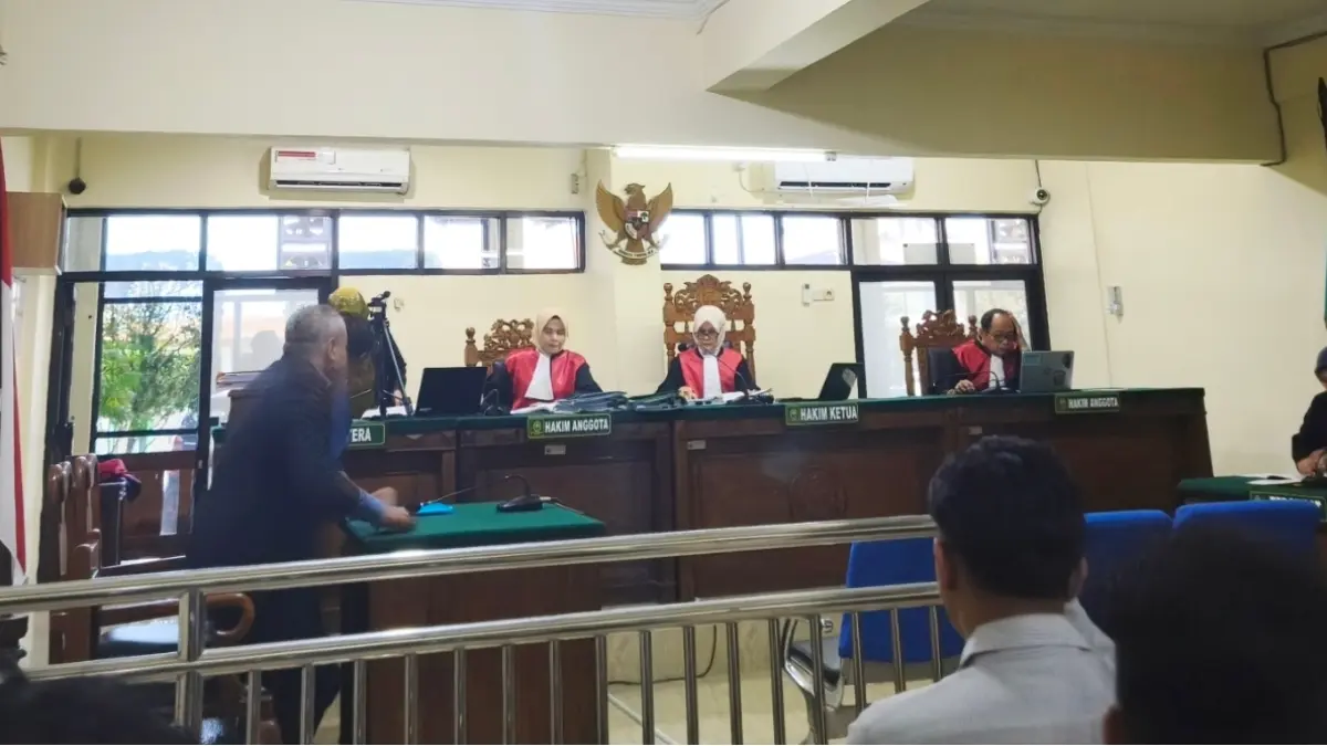 Sidang pertama gugatan perbuatan melawan hukum antara korban penganiayaan dan pengrusakan dekorasi PRPP dengan Kajati Jateng di Pengadilan Negeri Semarang, Kamis (24/9/2026).