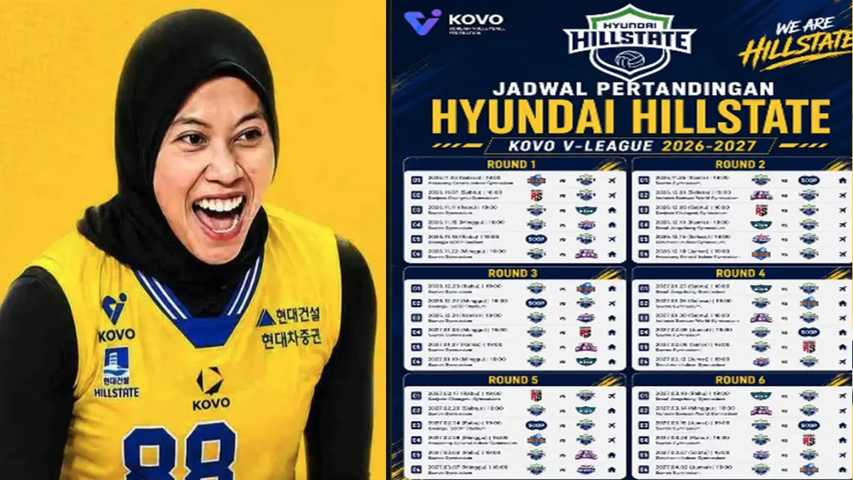 Genderang Perang Bertabur Air Mata! Jadwal Megawati Bersama Hyundai Hillstate: Langsung Bentrok Melawan Red Sparks!
