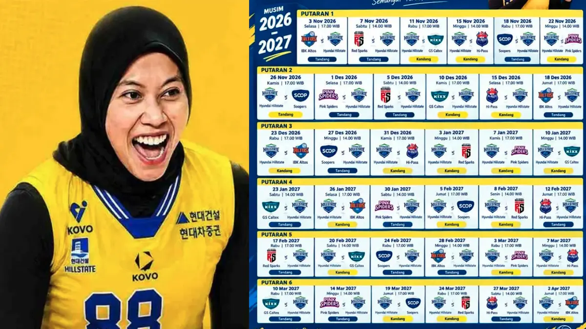 Megatron Mengamuk di Klub Baru! Ini Jadwal Resmi Hyundai Hillstate Musim 2026-2027: Siap Ratakan 6 Putaran V-League!