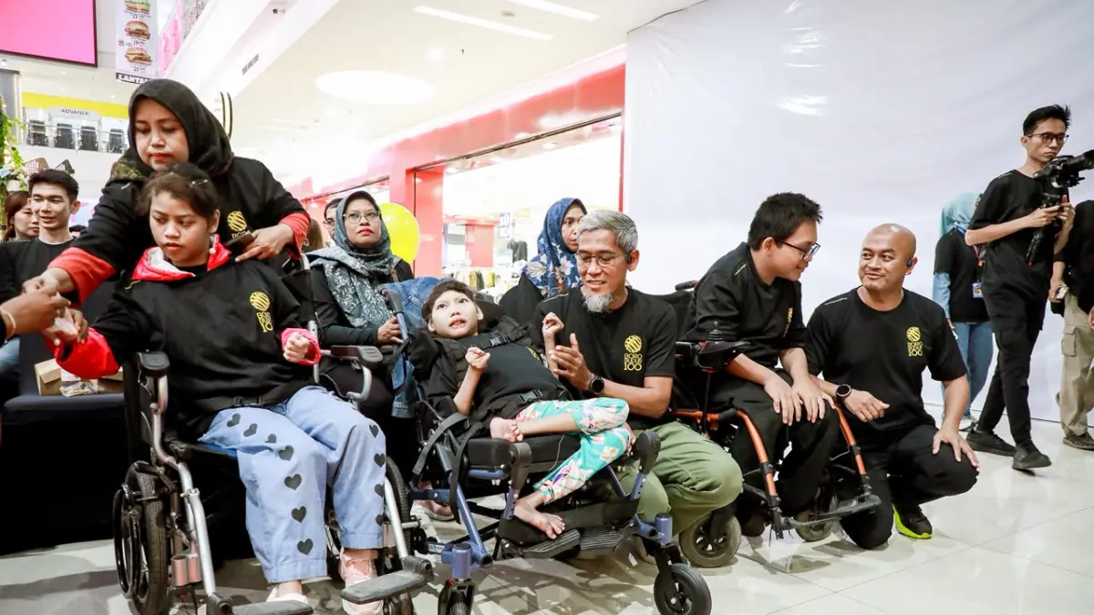 Sekretaris Daerah (Sekda) Provinsi Jawa Tengah Sumarno saat &nbsp;launching Borobudur 100 di Atrium Mall Artos Magelang, Sabtu, 26 September 2026.