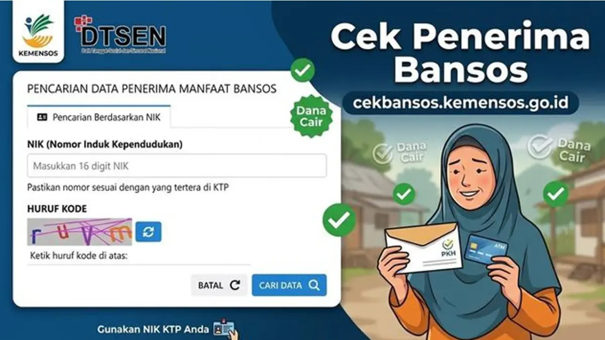 Cara cek bansos Kemensos Oktober 2026 lewat HP