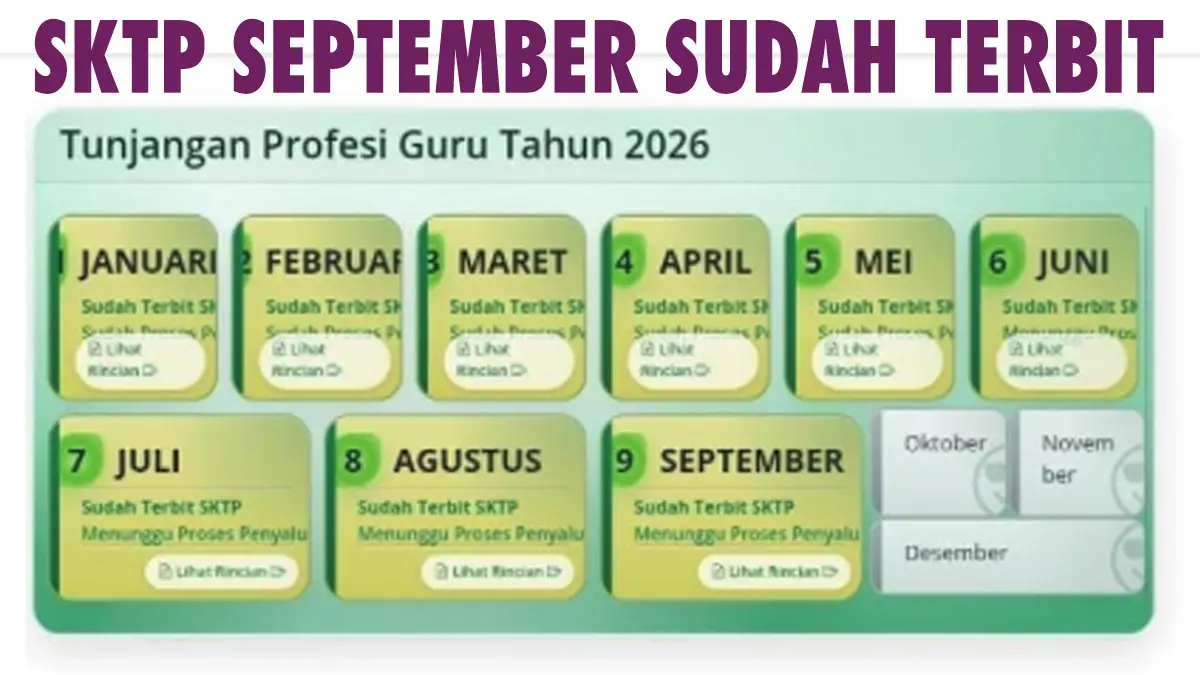 Gawat Jika Belum Valid! Ini Jadwal Resmi Penerbitan SP2D TPG September 2026 dan Solusi Ampuh Info GTK Merah