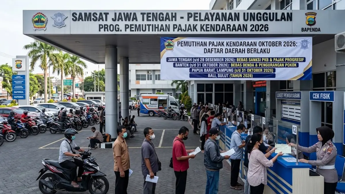 pemutihan pajak motor Oktober 2026
