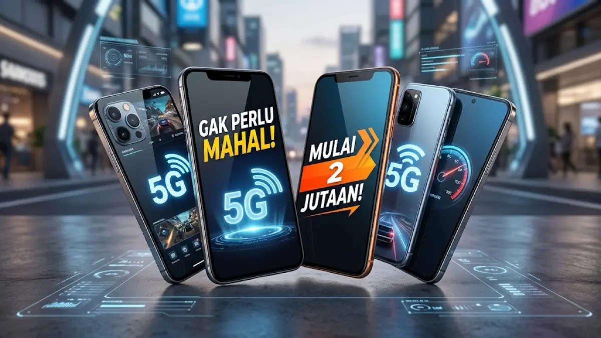 Rekomendasi HP 5G murah terbaru