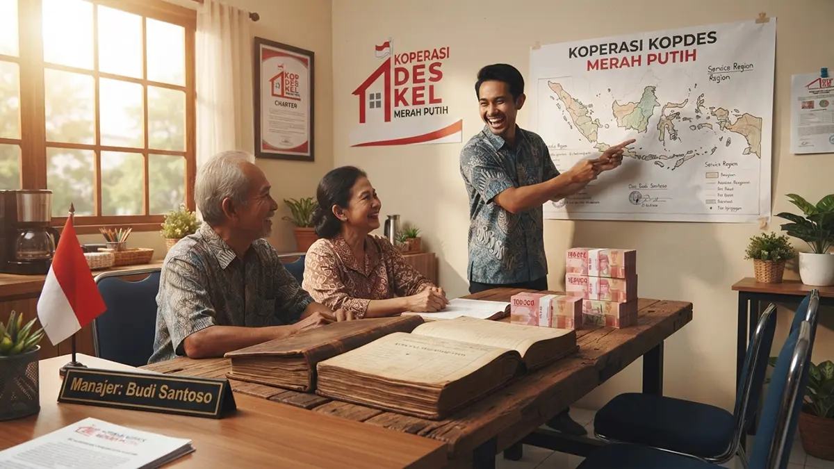 Manajer Koperasi Desa/Kelurahan Merah Putih /KDKMP. (GRAFIS: FALAKH/ JAWA POS RADAR SEMARANG)