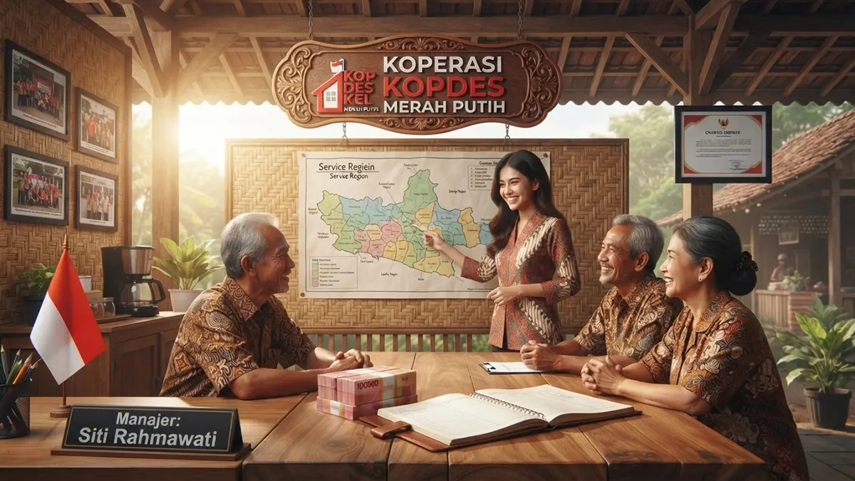 Manajer Koperasi Desa/Kelurahan Merah Putih /KDKMP. (GRAFIS: FALAKH/ JAWA POS RADAR SEMARANG)