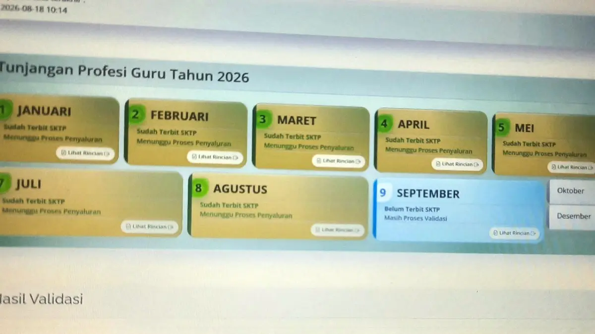 Info GTK data valid
