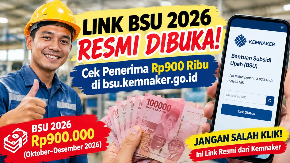 link resmi BSU 2026 untuk pekerja