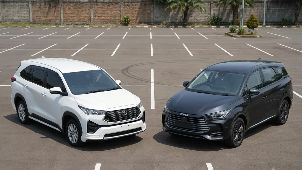 Toyota Innova Zenix vs BYD M6