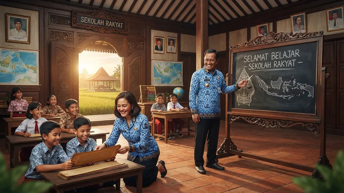 SEKOLAH RAKYAT (GRAFIS; FALAKH/RADAR SEMARANG)