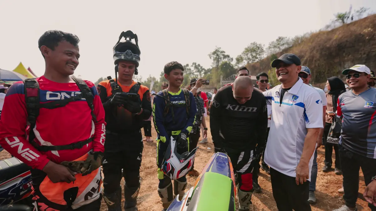 Ahmad Luthfi menghadiri Gelaran Gubernur Cup Jateng PETE Indonesia Hard Enduro #1 di Kendal