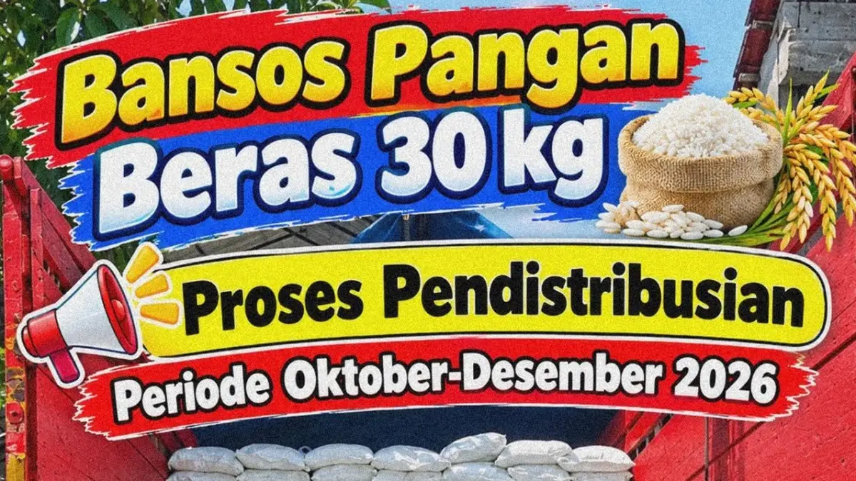 bantuan beras Oktober 2026