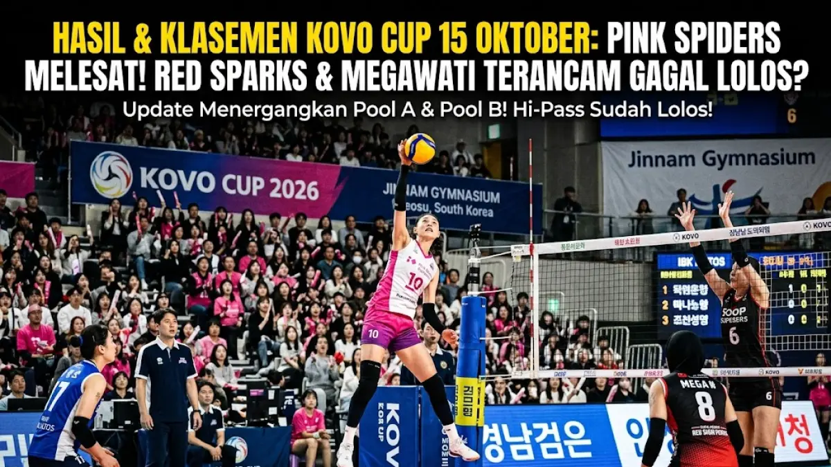 hasil KOVO Cup 2026