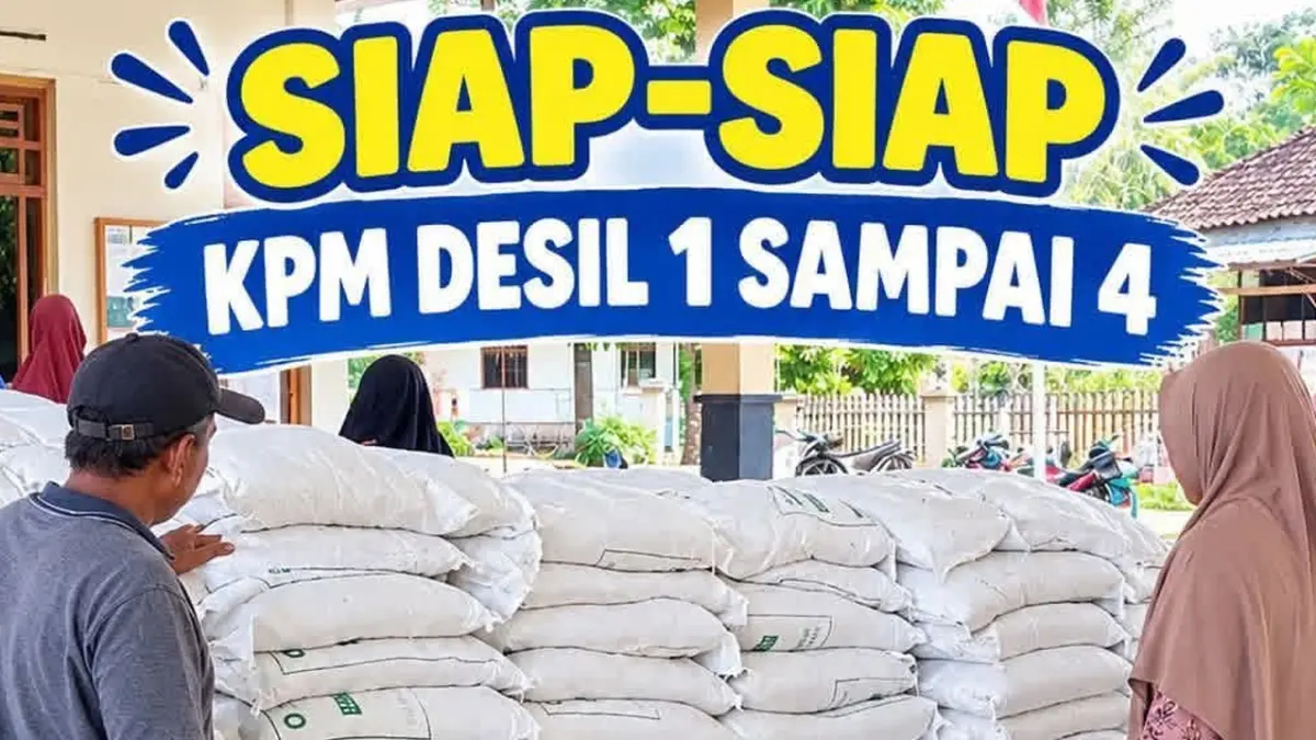 penerima bantuan beras 10 kg