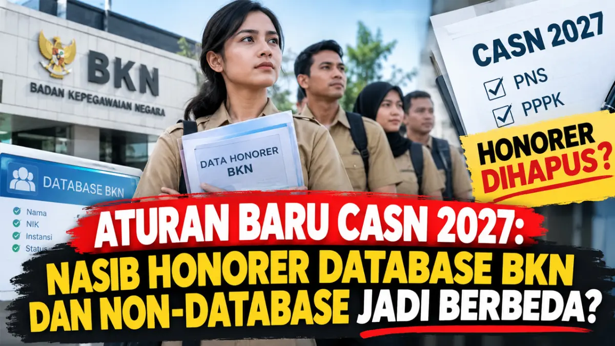 Aturan CASN 2027 menjadi perhatian honorer