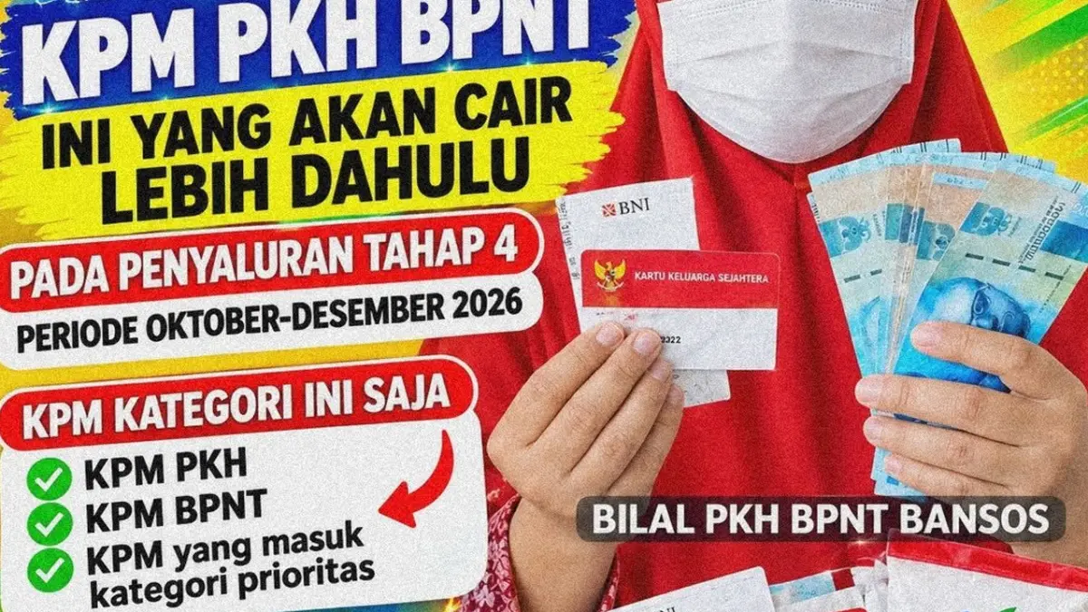 Bansos PKH dan BPNT November 2026 cair kapan? Simak informasi jadwal penyaluran, besaran bantuan, dan cara cek status penerima.