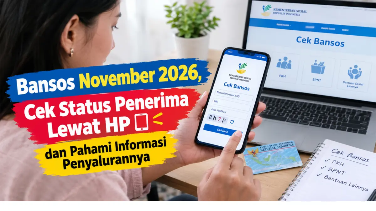 Bansos November 2026 Segera Dipantau, Cek NIK KTP untuk Mengetahui Status Penerima