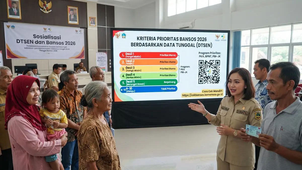 Daftar 5 Desil Prioritas Penerima Bansos 2026, Cek Status NIK KTP Anda Sekarang!