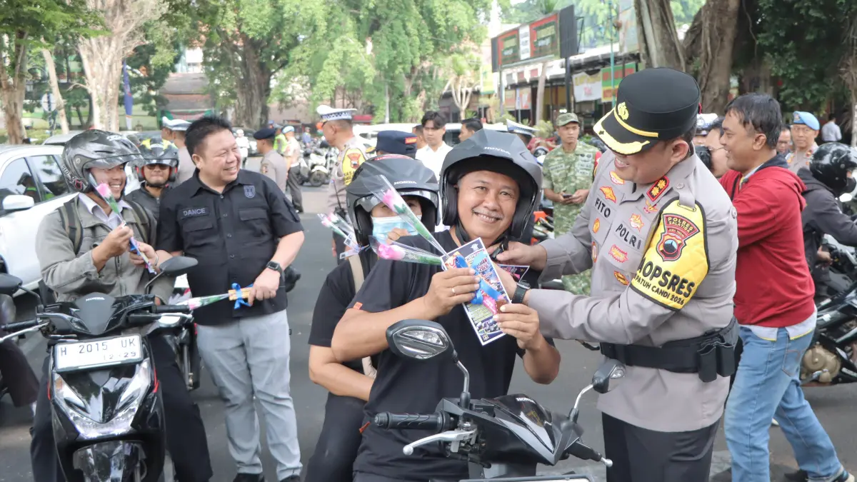 Operasi Patuh Candi Dimulai, Polisi Salatiga Bidik Pengendara Lawan Arus hingga Main HP