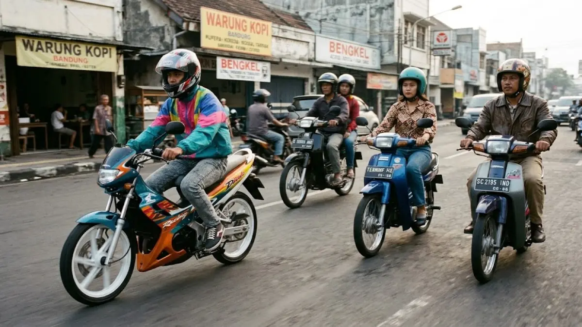 Mengapa Motor Bebek Sport Thailand Berbeda dari Motor Bebek Indonesia Era 1990-an?