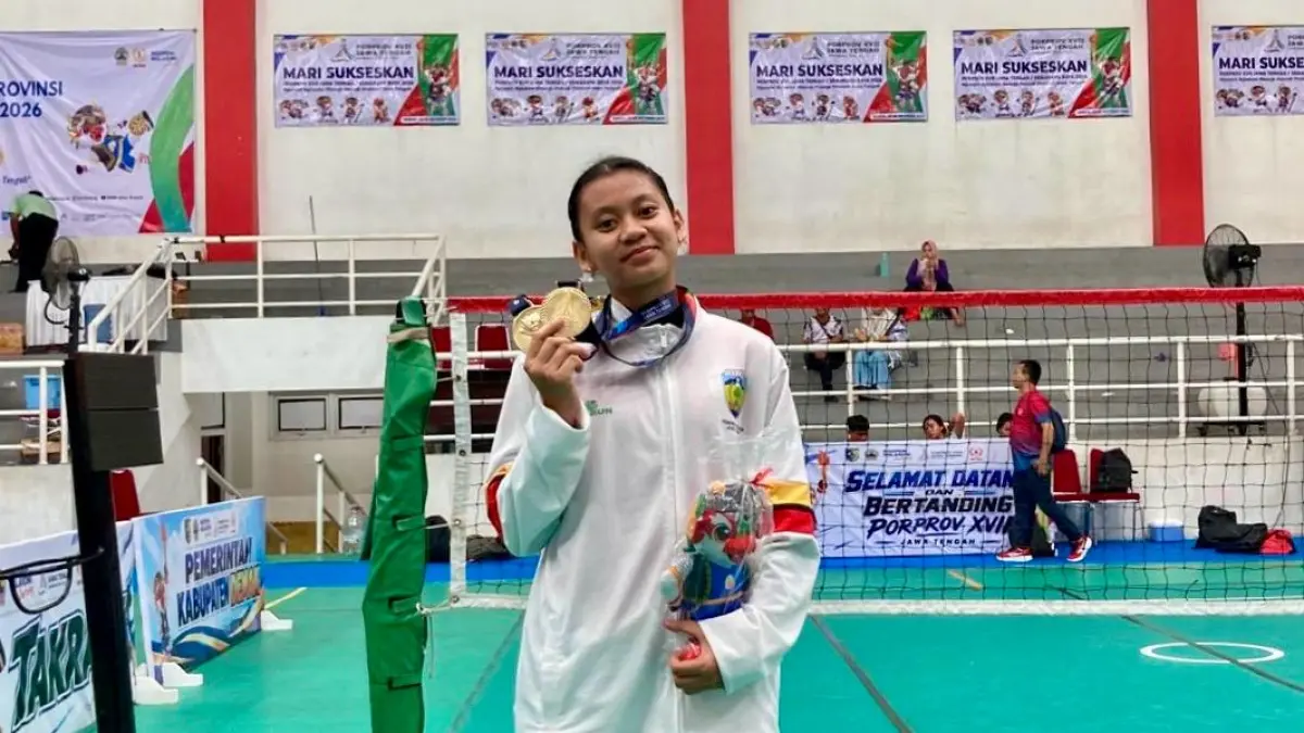 Kisah Dela Agustina, Atlet SMANKO Jateng yang Sukses Sabet 3 Emas Sepak Takraw