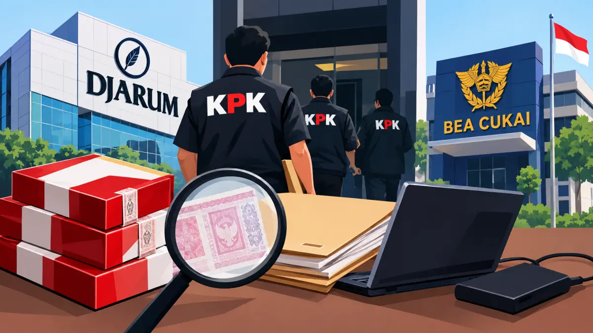 KPK Geledah Kantor PT Djarum dan Bea Cukai Kudus, Dalami Dugaan Korupsi Cukai Rokok